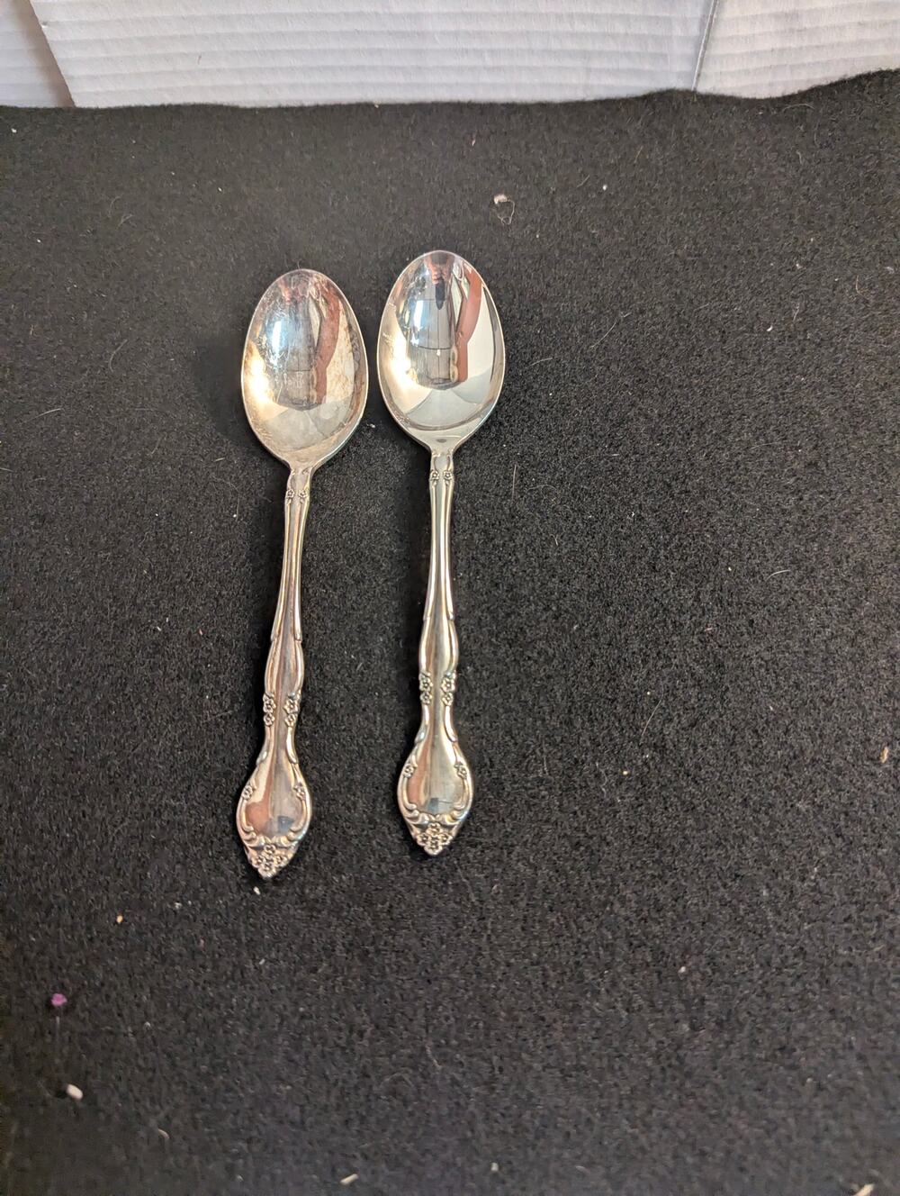 Vintage 2 tablespoons Community Affection Silverplate Flatware Piece Replacement